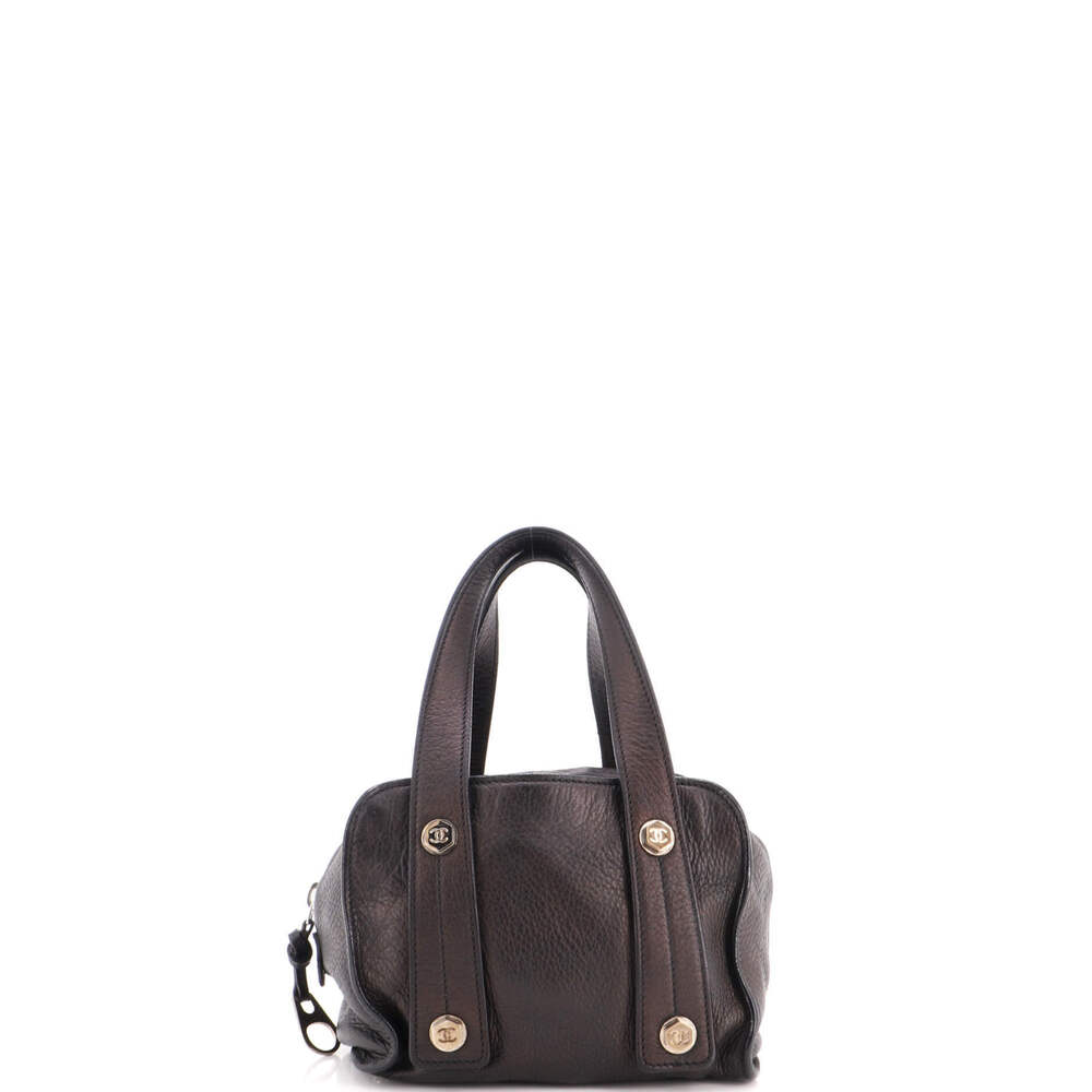 Chanel Small Bolt Bowler Bag Leather